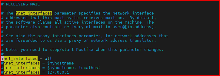 Como permitir acesso ao Postfix para outros computadores na rede