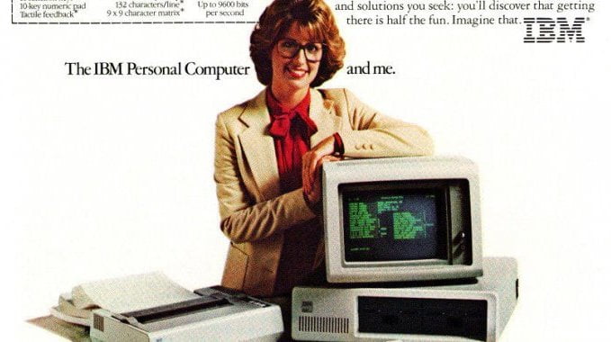 Primeiro computador pessoal da IBM lançado em 1981