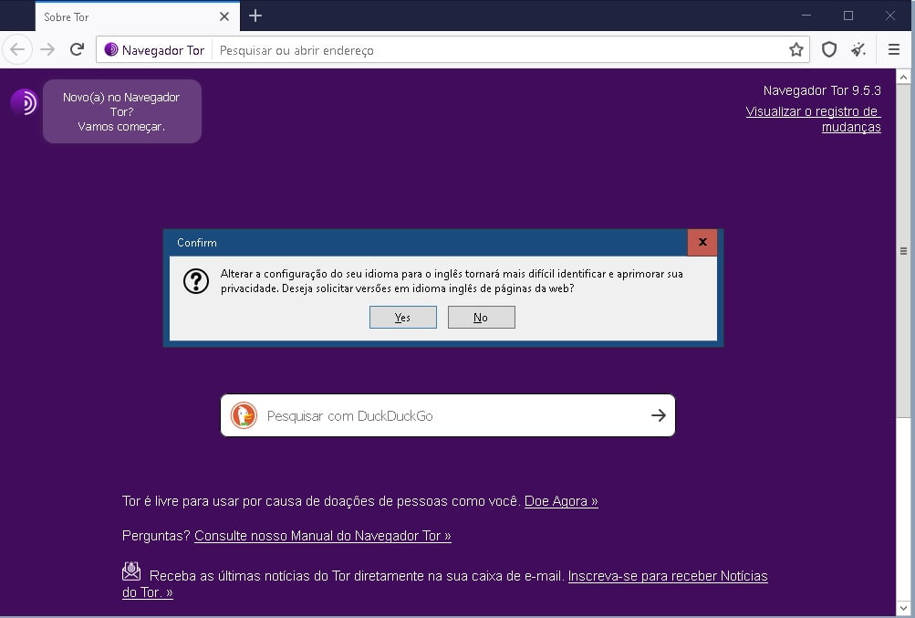 Como usar o Tor Browser no Windows