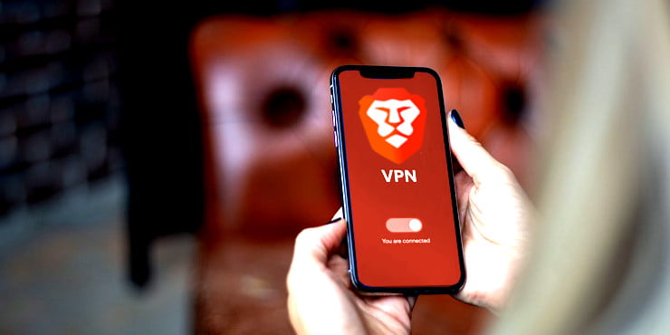 Brave com VPN e Firewall para iOS