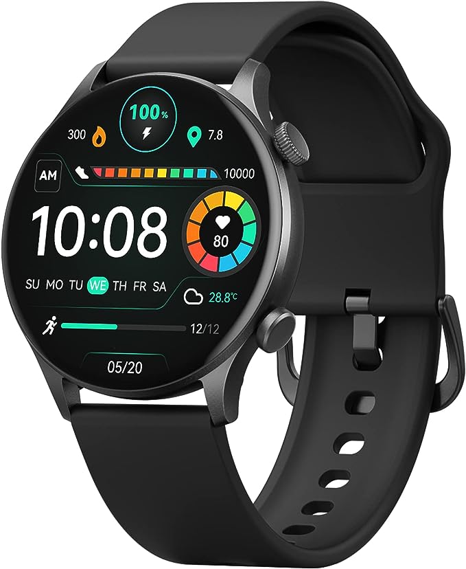 HAYLOU Solar Plus Smart Watch 1.43 " Display AMOLED Bluetooth Phone Call Smartwatch Health Monitor IP68 Waterproof Sport Shopee