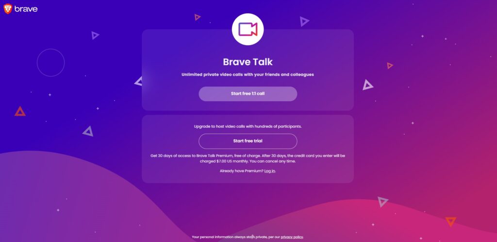 O que é o Brave Talk e como fazer chamadas de vídeo no Brave Browser