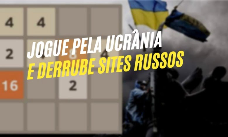 Jogue pela Ucrânia e derrube sites russos
