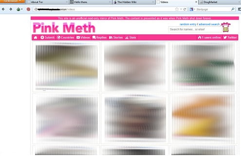 Pink Meth site de revenge porn da Dark Web