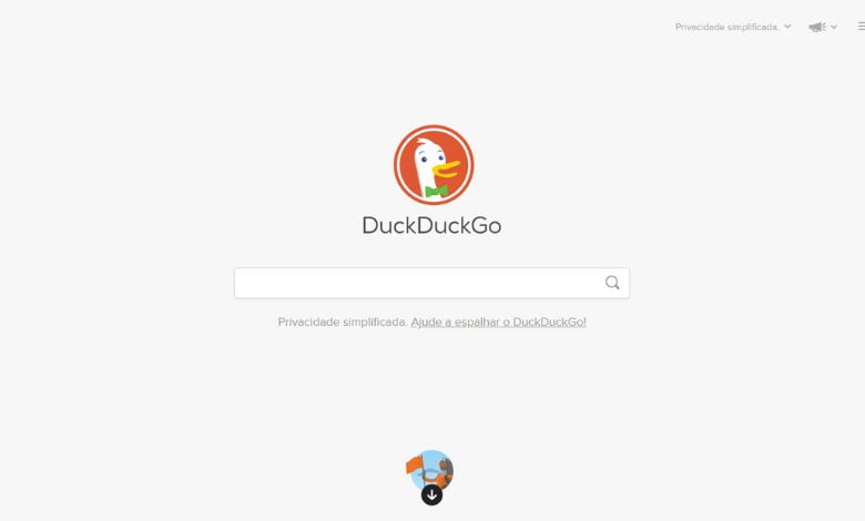 O DuckDuckGo é um mecanismo de pesquisa anônimo dentro da Deep Web