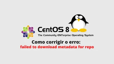 Como corrigir o erro erro failed to download metadata for repo no CentOS 8