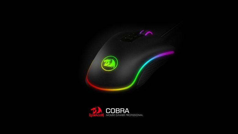 Mouse Gamer barato na Shopee com macro e RGB Redragon COBRA M711
