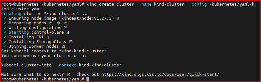 Como criar um cluster Kubernetes utilizando o Kind no Linux.