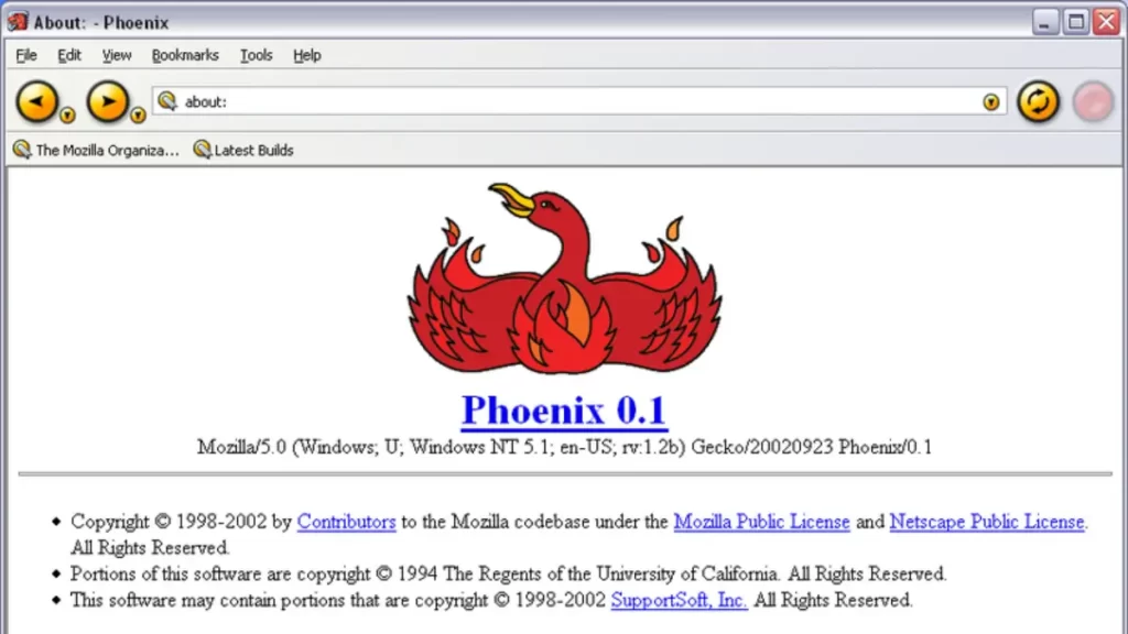 Projeto Phoenix Mozilla Firefox