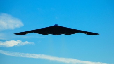 B-2 Spirit o avião bombardeiro anti-bunker furtivo dos Estados Unidos.