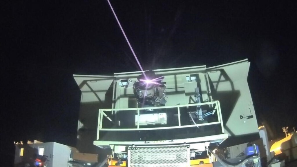 Sistema de defesa a laser de Israel.