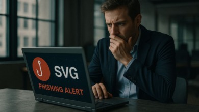 Nova técnica de phishing usa arquivos SVG e links legítimos para enganar até firewalls corporativos.