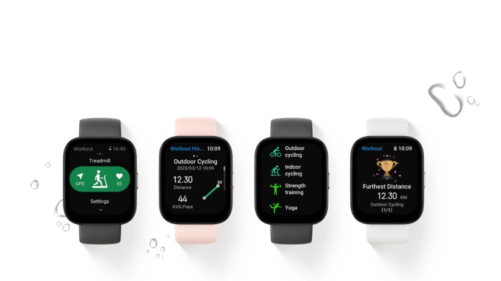 Smartwatch Amazfit Bip 5 modo treino.