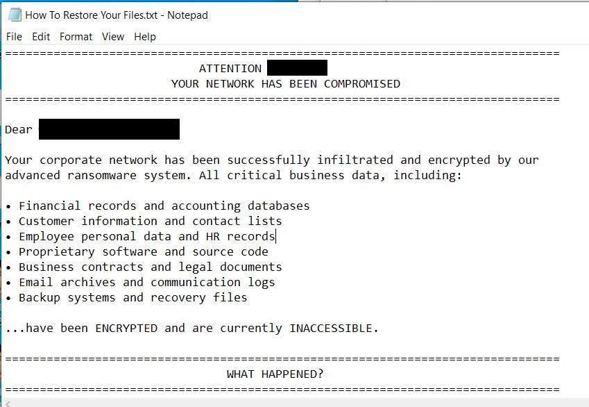 Novo ransomware Charon.
