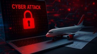 Companhia aérea KrasAvia russa ataque cibernético.