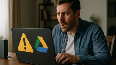 Falha no Google Drive Desktop expõe arquivos privados sem login.