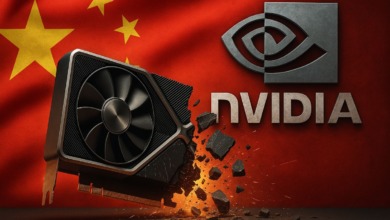 Nvidia proibida de vender chips de IA para China.