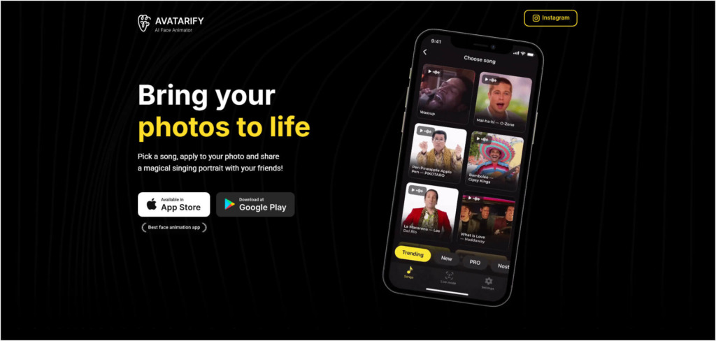 Avatarify transformar-fotos em avatares animados com ia.