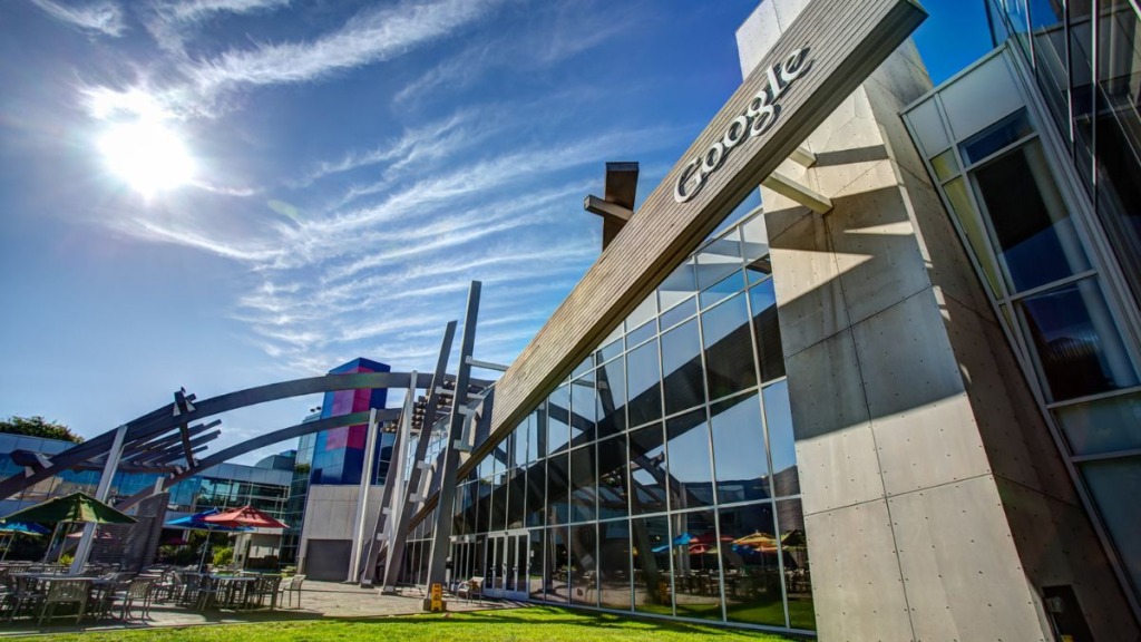 Escritório do Google em Mountain View California.
