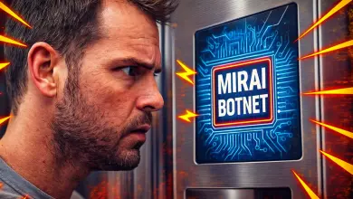 Botnet Mirai ataque de DDoS.