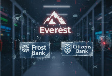 Grupo Everest Reivindica Ataques Cibernéticos Contra Frost Bank e Instituições Globais