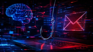 Cibercriminosos usam IA em campanha de phishing contra empresas do setor industrial.