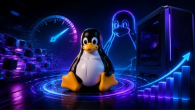 Resources 51 Beta monitorando CPU, memória e NPU no Linux.
