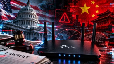 TP-Link enfrenta novos processos nos Estados Unidos por falhas de segurança em roteadores e supostas ligações com a China.